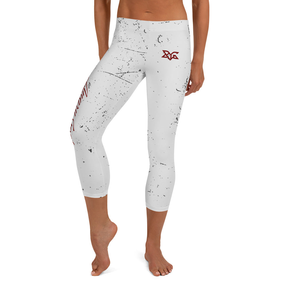 AG Script Capri Leggings - Premium  from Angry Goat Apparel - Just $30! Shop now at Angry Goat Apparel