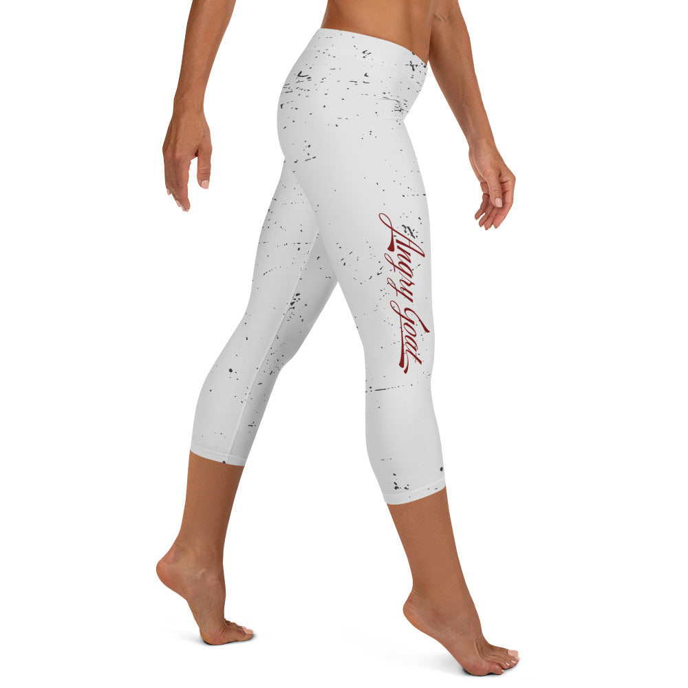 AG Script Capri Leggings - Premium  from Angry Goat Apparel - Just $30! Shop now at Angry Goat Apparel