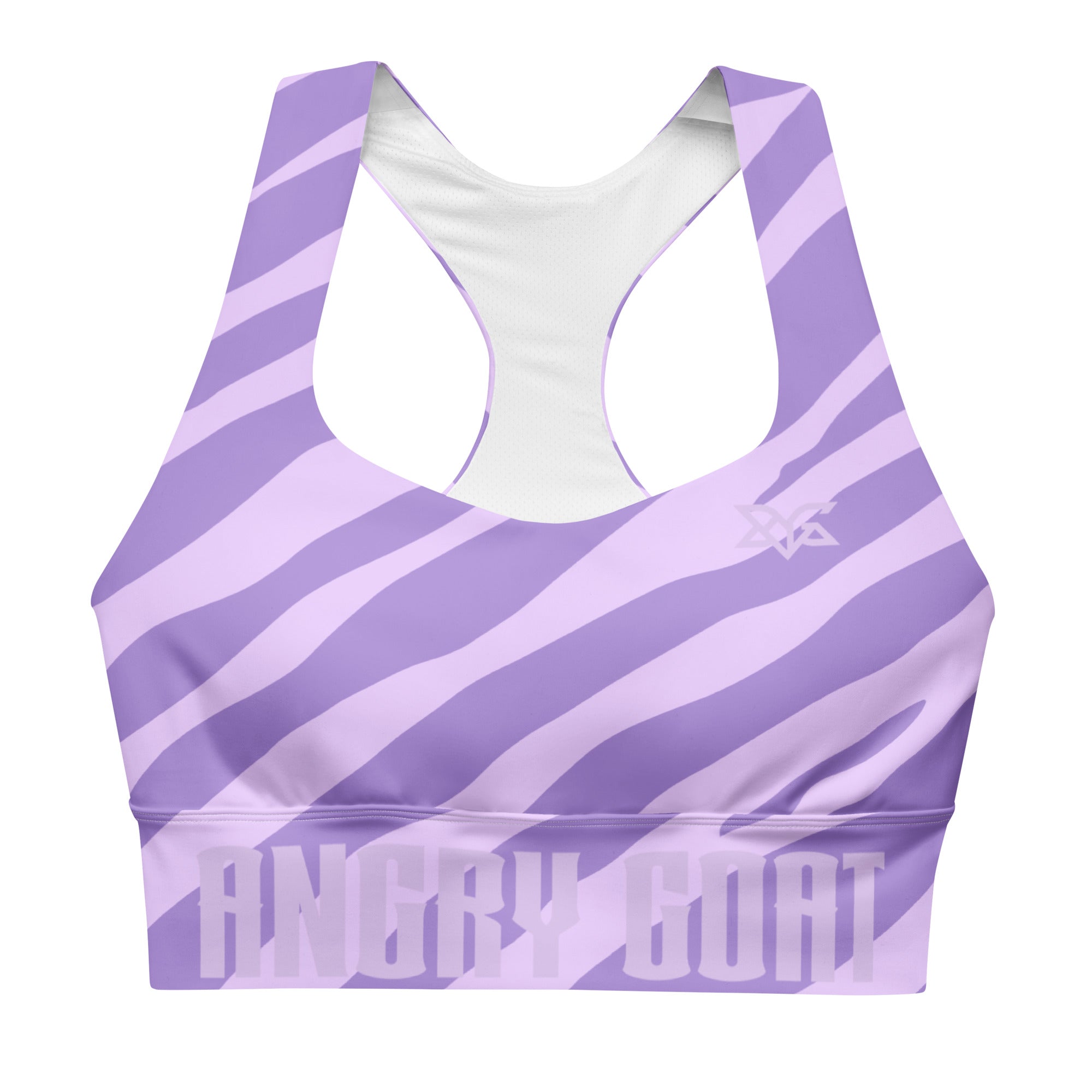 AG Script Longline sports bra - Premium  from Angry Goat Apparel - Just $35! Shop now at Angry Goat Apparel