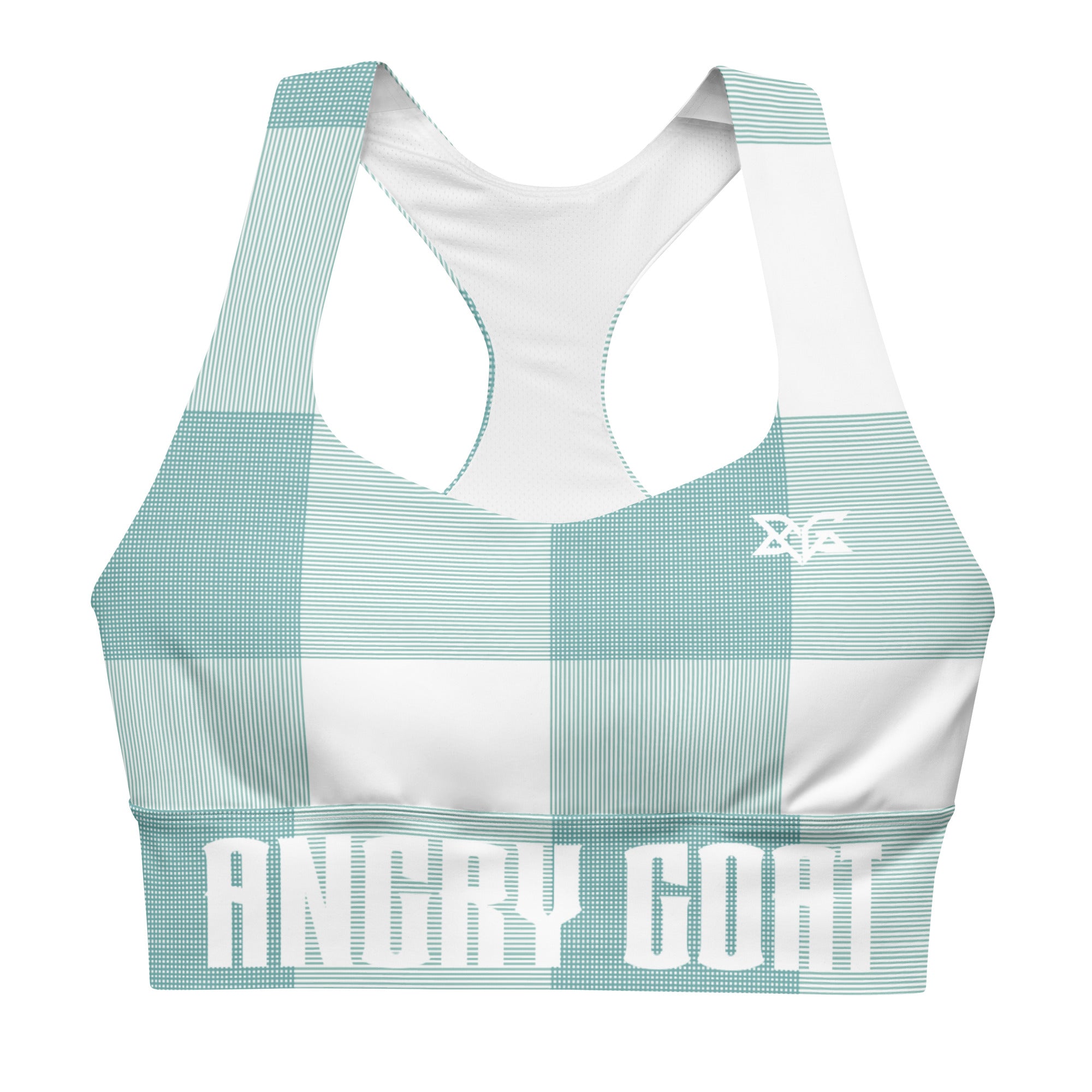 AG Script Longline sports bra - Premium  from Angry Goat Apparel - Just $35! Shop now at Angry Goat Apparel