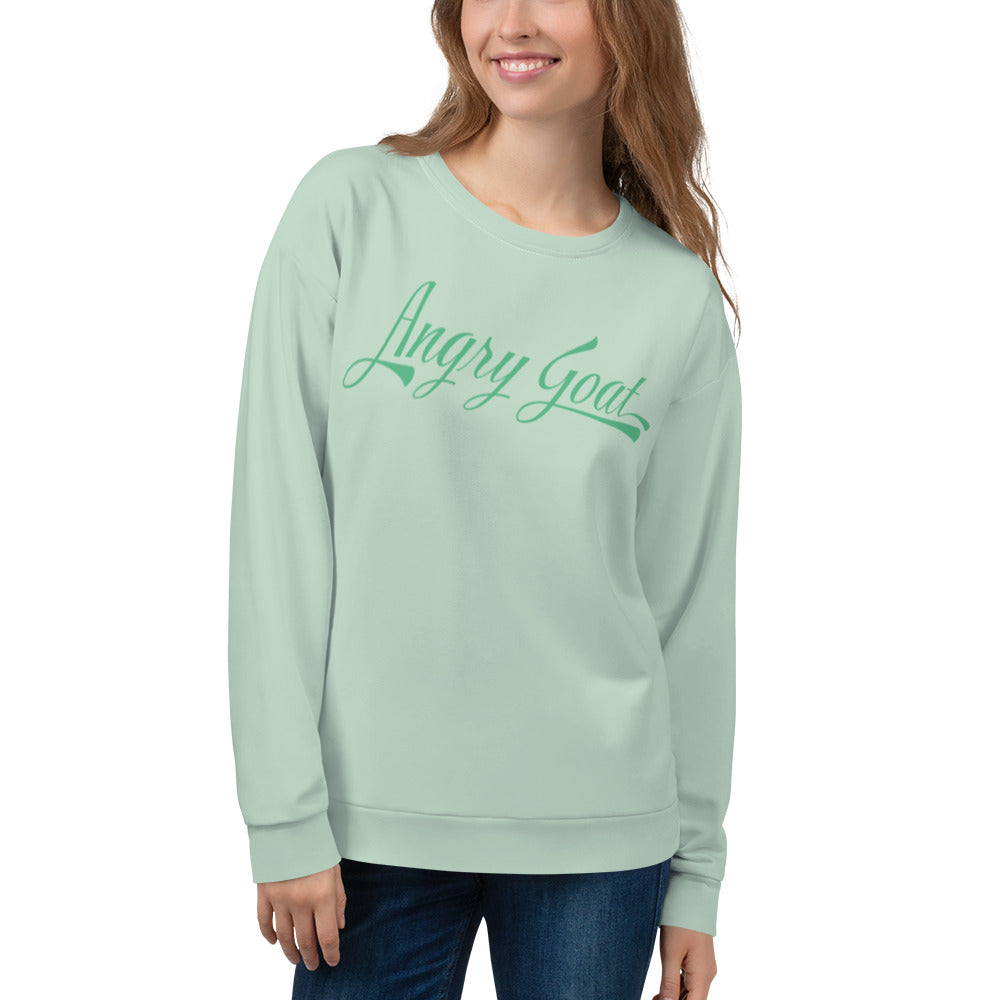 Angry Goat Script Womens Sweatshirt - Premium  from Angry Goat Apparel - Just $35! Shop now at Angry Goat Apparel