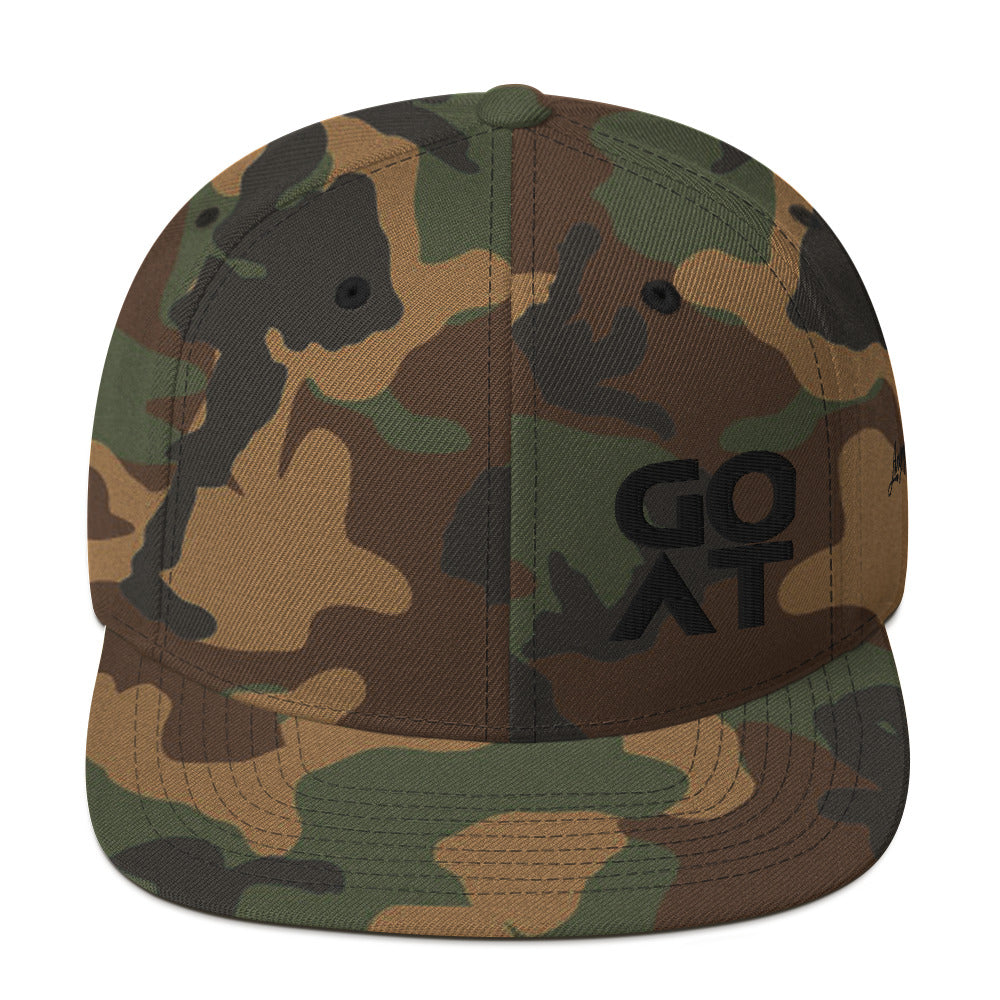 Angry Goat Solid Snapback Hat