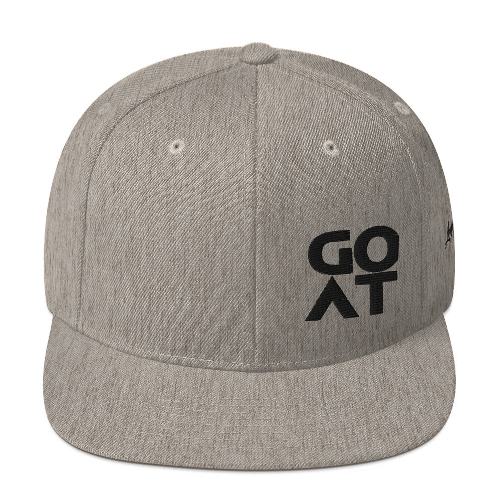 Angry Goat Solid Snapback Hat