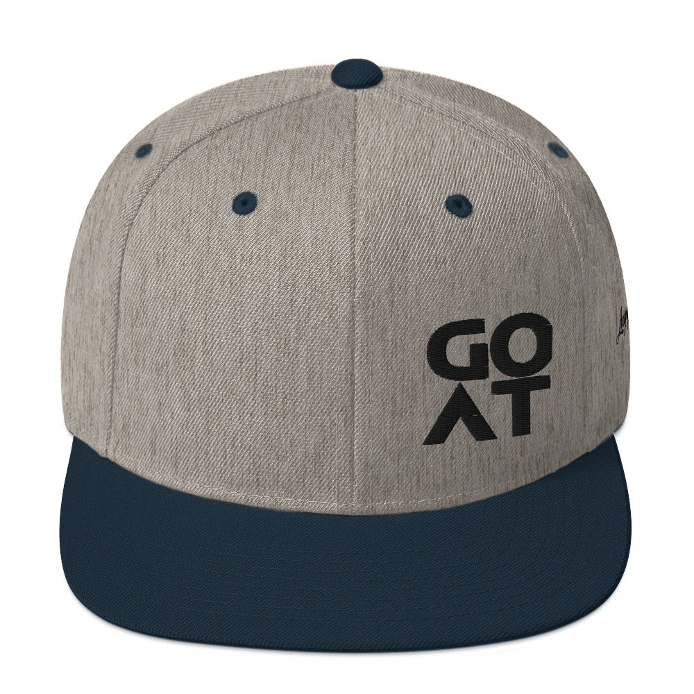 Angry Goat Solid Snapback Hat