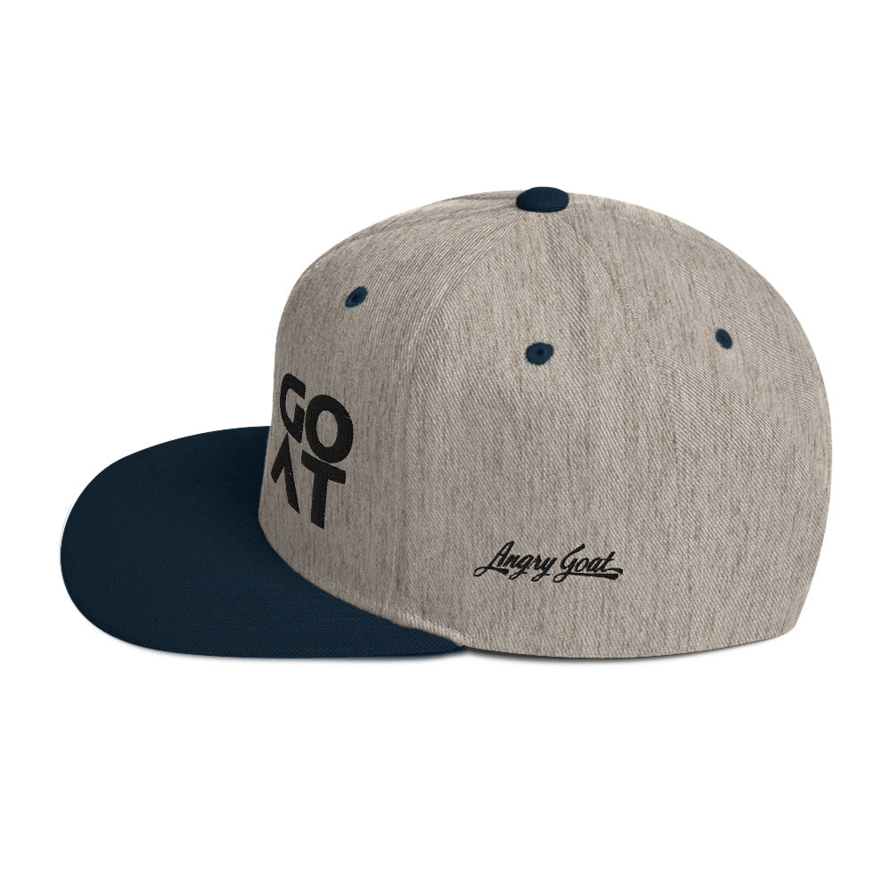 Angry Goat Solid Snapback Hat