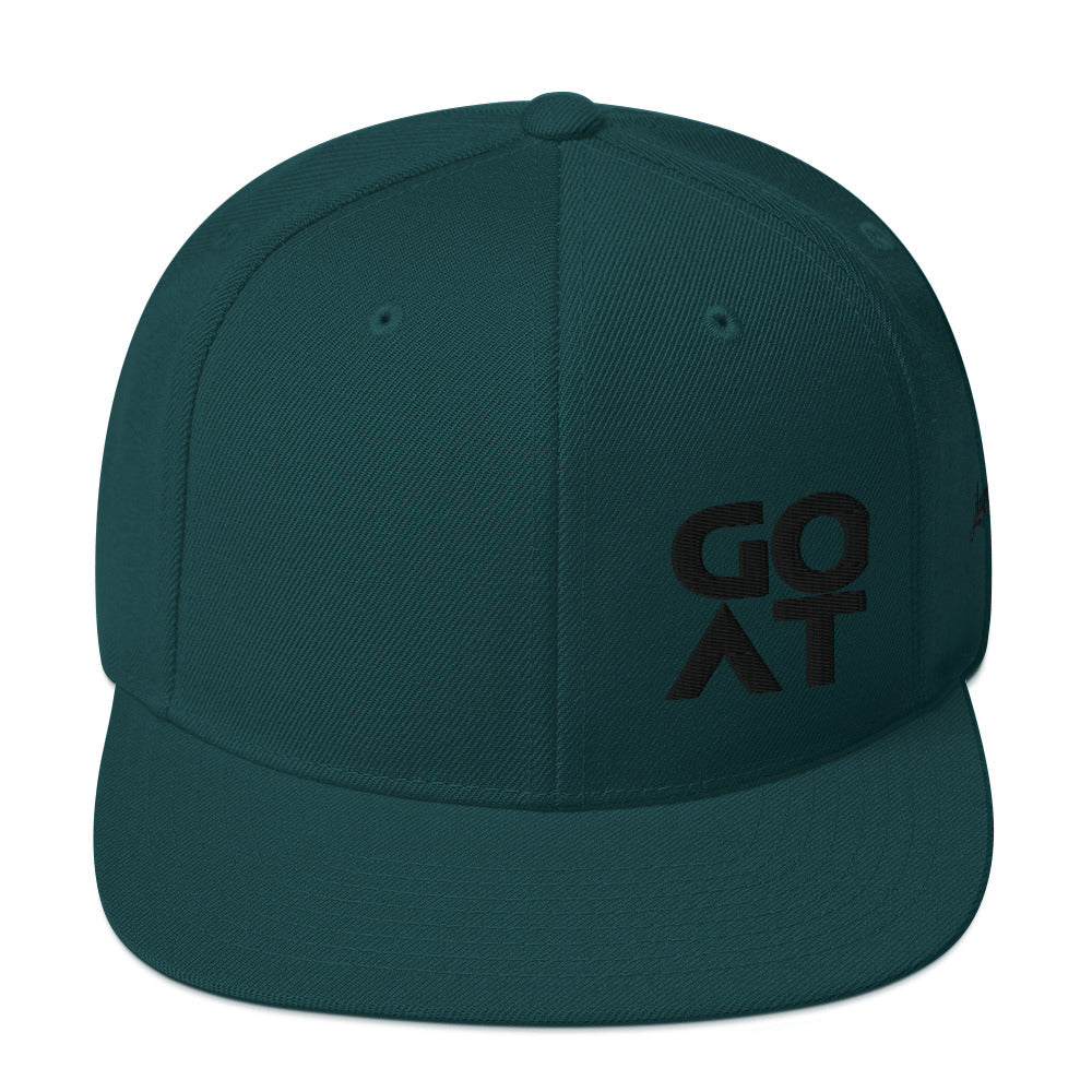 Angry Goat Solid Snapback Hat