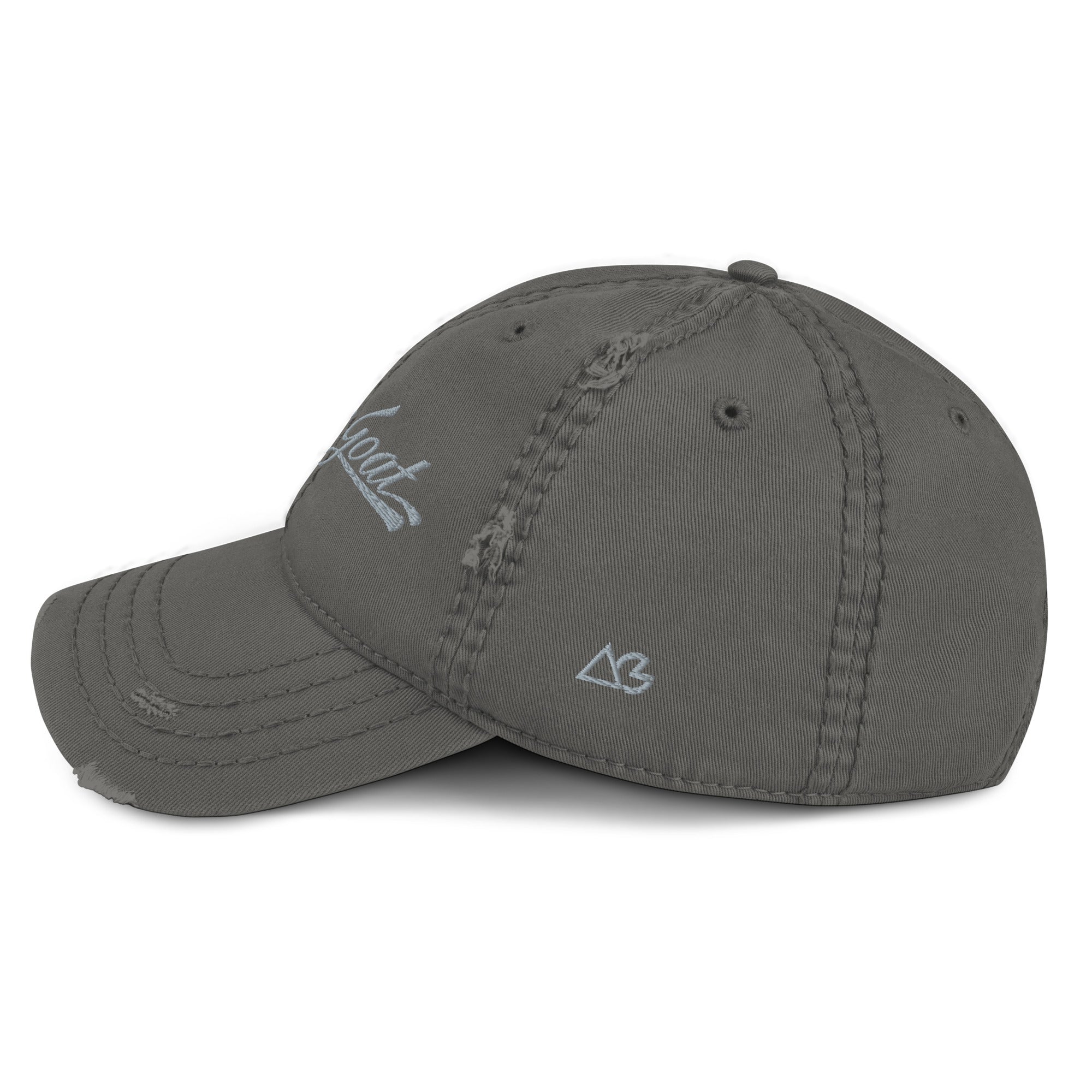 Angry Goat Distressed Hat - Premium  from Angry Goat Apparel - Just $25! Shop now at Angry Goat Apparel