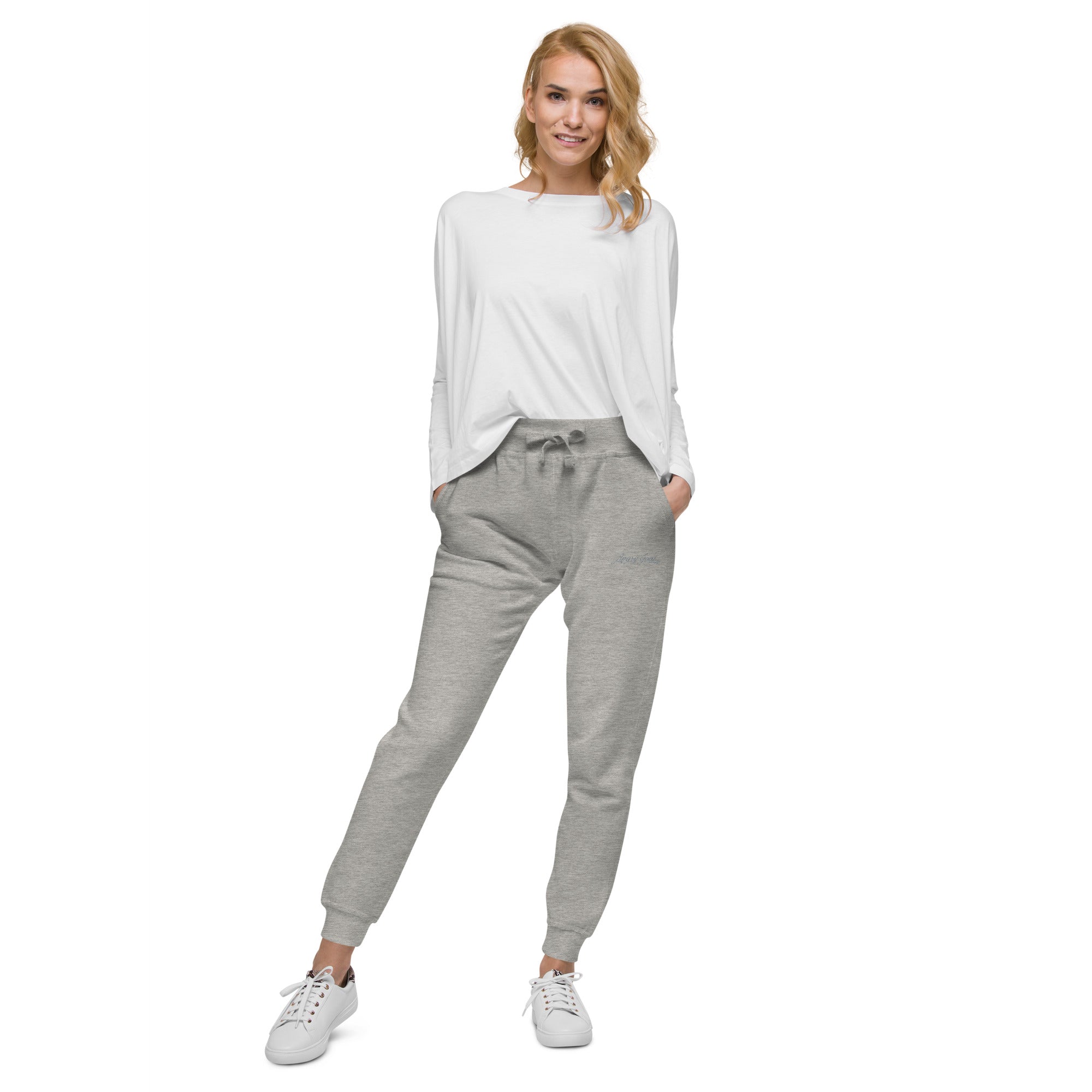 Womens AG Script Fleece Sweatpants