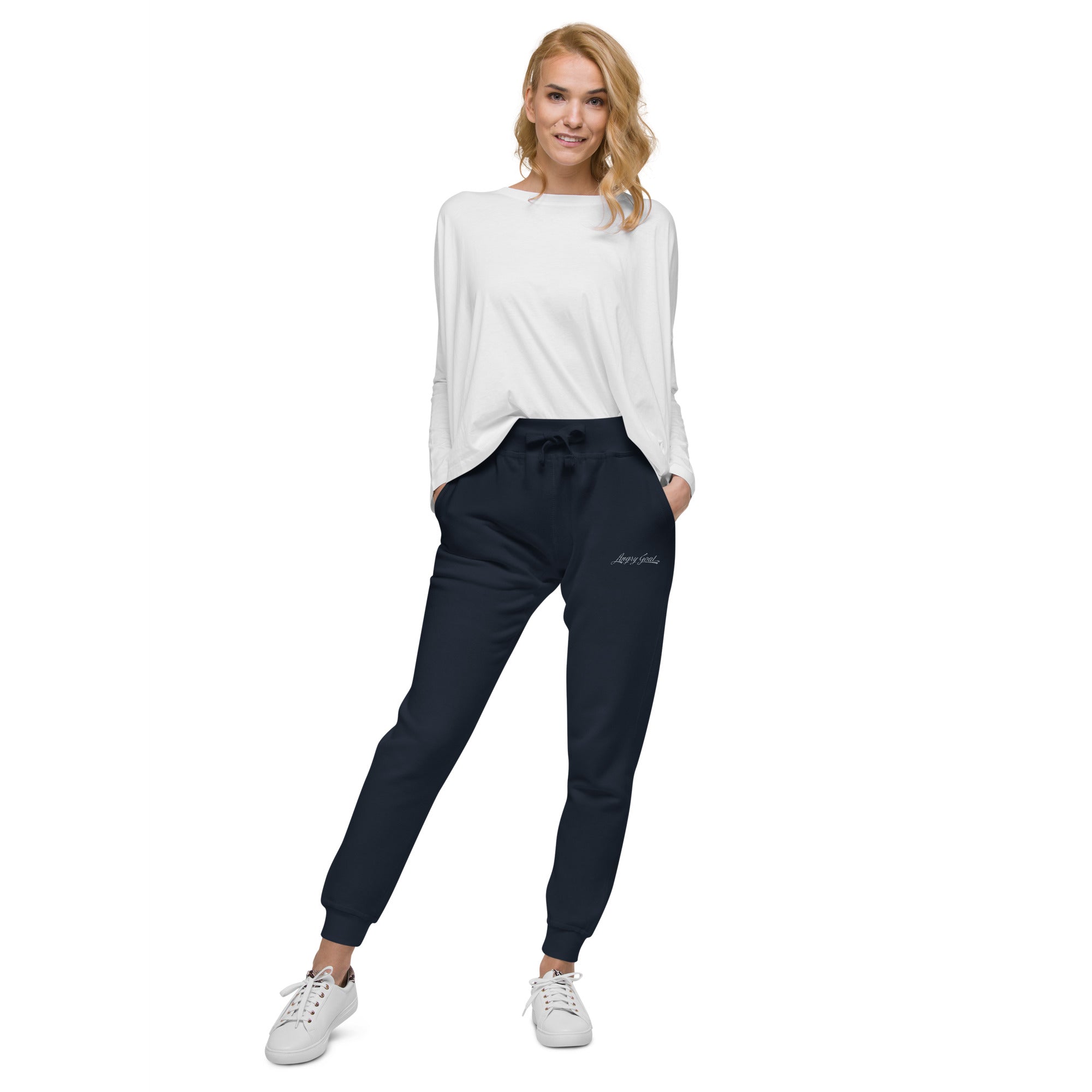 Womens AG Script Fleece Sweatpants