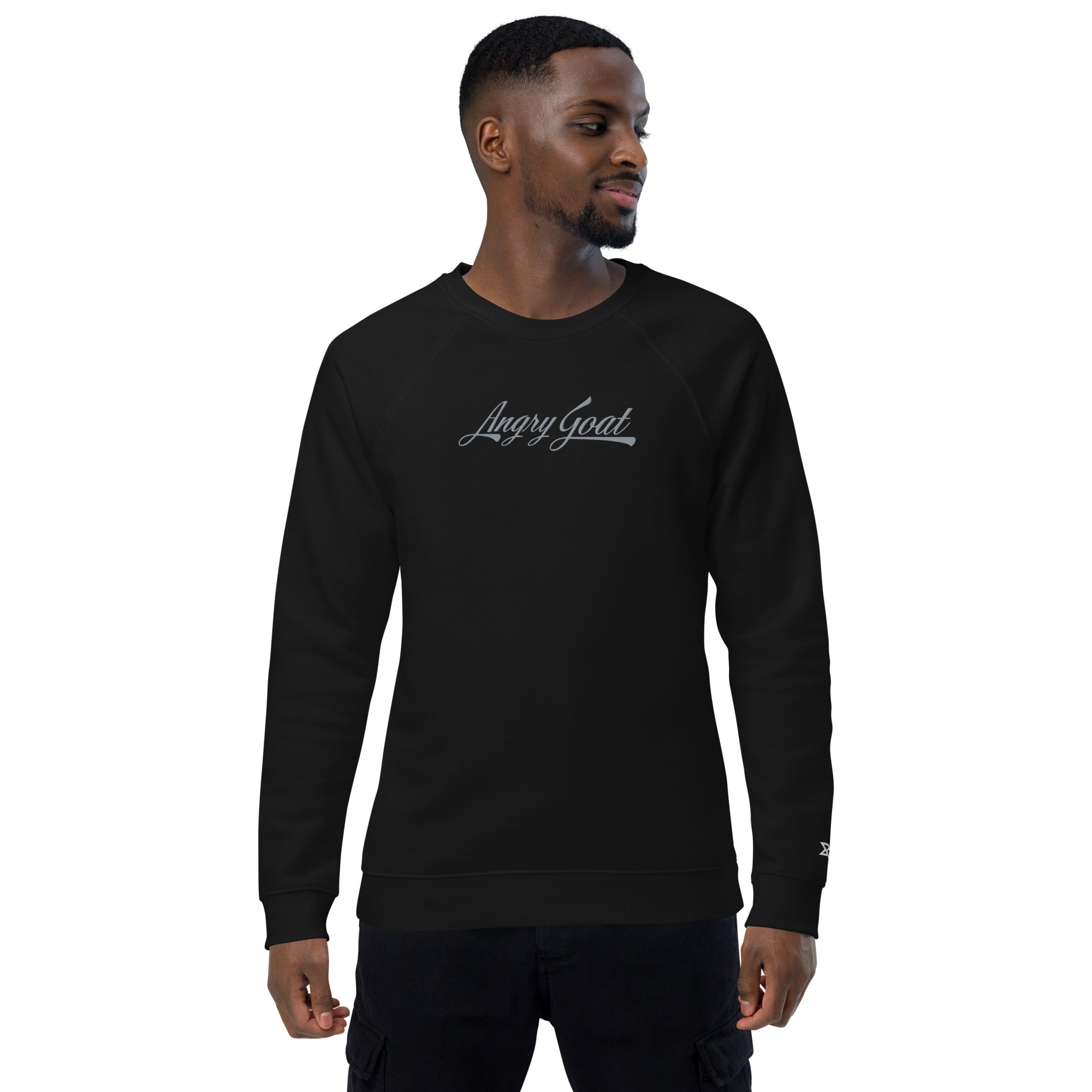 Mens AG Script raglan sweatshirt