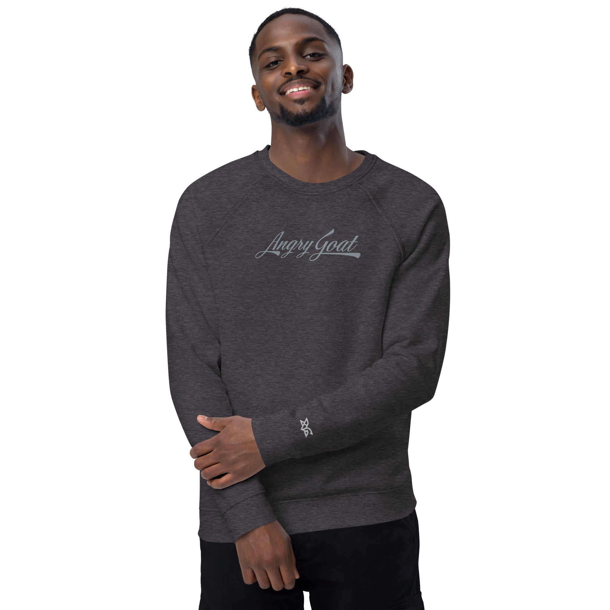 Mens AG Script raglan sweatshirt