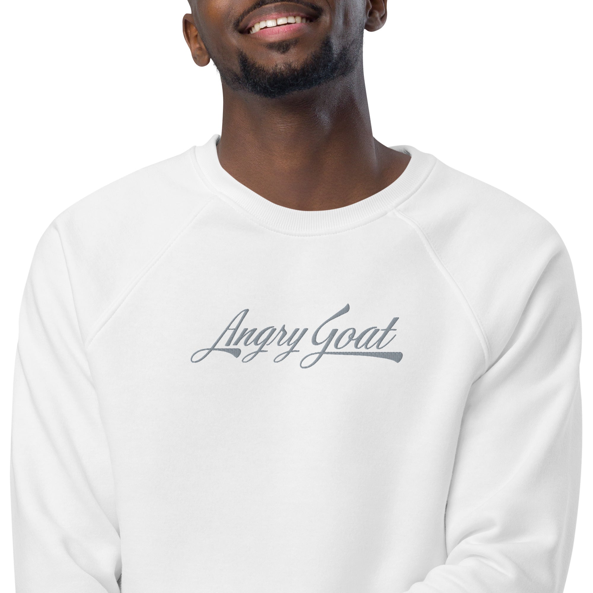 Mens AG Script raglan sweatshirt