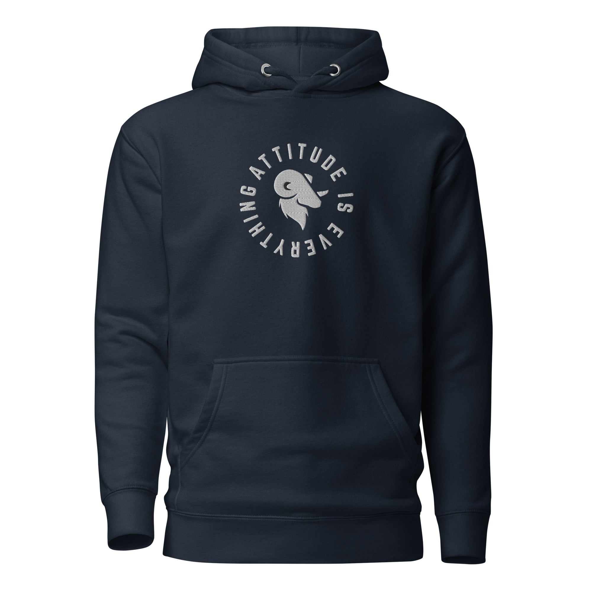 ATTITUDE IS EVERYTHING Unisex Hoodie - Premium  from Angry Goat Apparel - Just $40! Shop now at Angry Goat Apparel